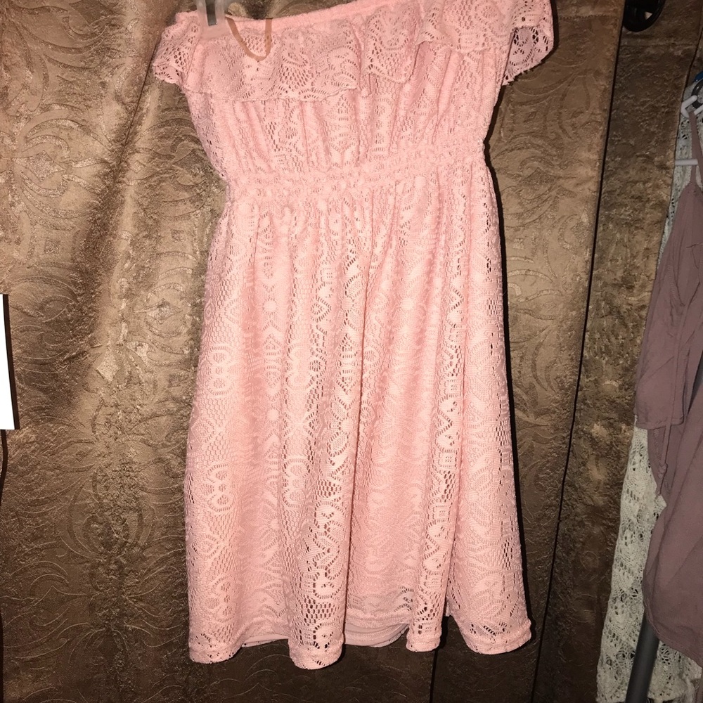 Cute short lace dress